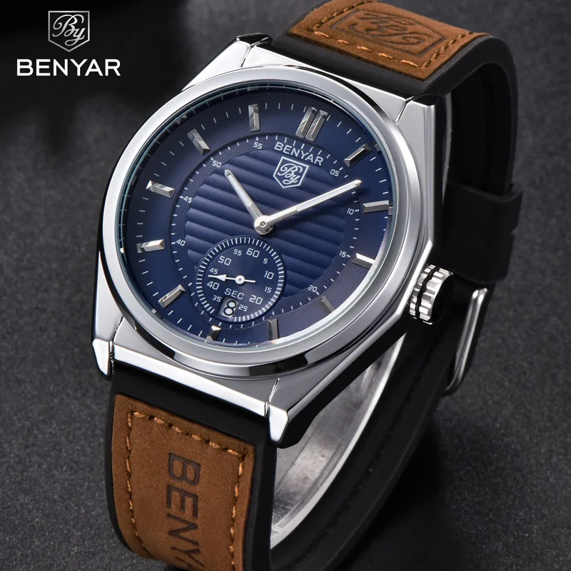 BENYAR Men Watch Top Brand Luxury Waterproof Military Army Male Clock Sport Business Leather Wristwatch relogio masculino 5125
BENYAR Men Watch Top Brand Luxury Waterproof Military Army Male Clock Sport Business Leather Wristwatch relogio masculino 5125