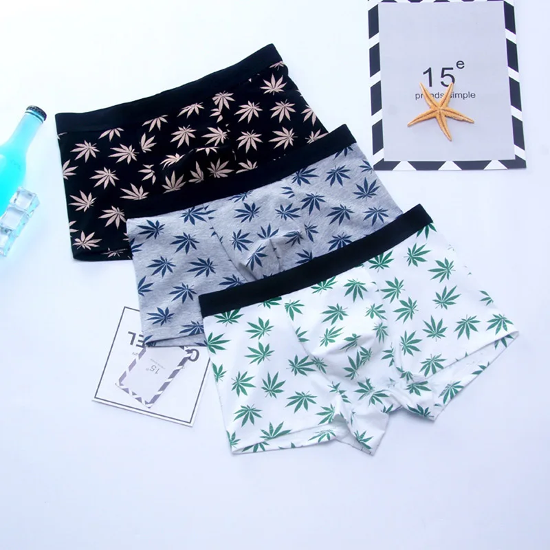men panty Literary Maple Leaf Japanese Men's Underwear Cotton Cotton Men's Boxer Tide Youth Four Corner Shorts Head
men panty Literary Maple Leaf Japanese Men's Underwear Cotton Cotton Men's Boxer Tide Youth Four Corner Shorts Head