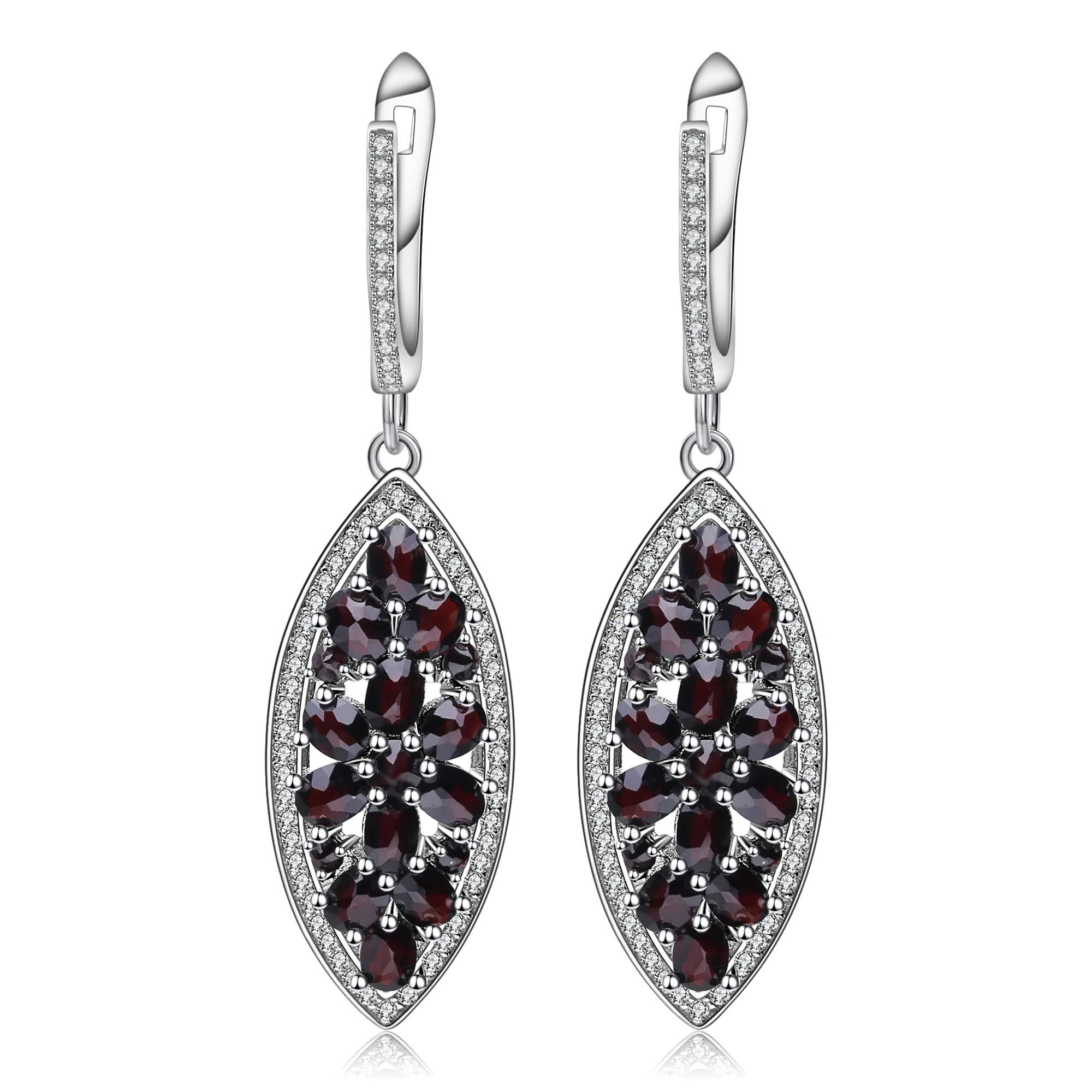Gem's Ballet 6.90Ct Natural Black Garnet Vintage Earrings 925 Sterling Silver Gemstone Drop Earrings for Women Fine Jewelry
Gem's Ballet 6.90Ct Natural Black Garnet Vintage Earrings 925 Sterling Silver Gemstone Drop Earrings for Women Fine Jewelry