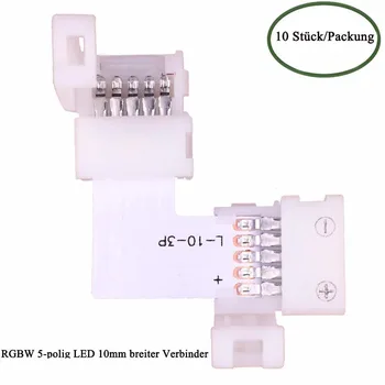 10x 10mm 5pin RGBW LED Strip Light Solderless L Shaped Corner Connector,5-Conductor RGBWW LED Ribbon Light Snap Down ST270
10x 10mm 5pin RGBW LED Strip Light Solderless L Shaped Corner Connector,5-Conductor RGBWW LED Ribbon Light Snap Down ST270