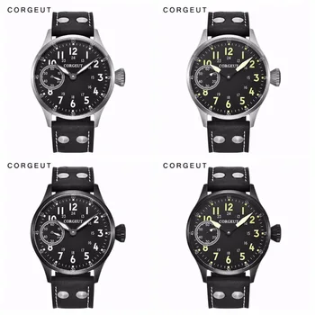 Corgeut Fashion Top luxury Mechanical Wrist Watch 17 Jewels Hand Winding 6497 Seagull ST3600 Leather Clock Luminous men Watches
Corgeut Fashion Top luxury Mechanical Wrist Watch 17 Jewels Hand Winding 6497 Seagull ST3600 Leather Clock Luminous men Watches