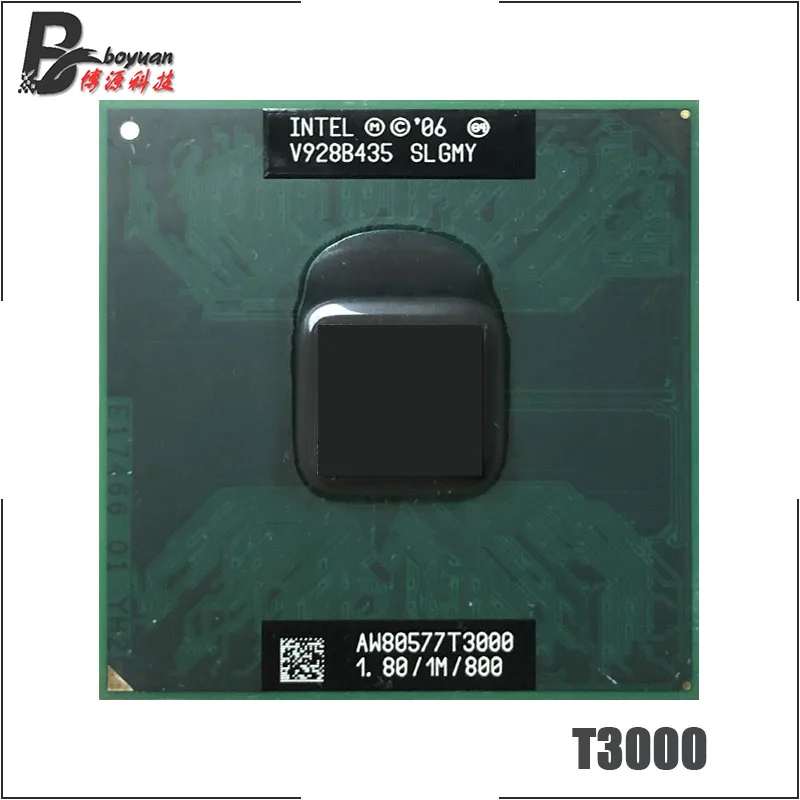 Двухъядерный процессор Intel Mobile Celeron T3000 SLGMY 1 8 ГГц двухъядерный двухпотоковый ЦПУ