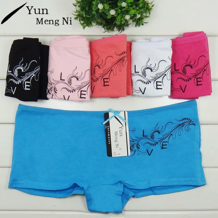 Yun Meng Ni Women Boxers Woman Underwear Cotton Hot Letters Print Sexy Ladies Knickers Panties Lingerie Boyshorts Shorts 86848
Yun Meng Ni Women Boxers Woman Underwear Cotton Hot Letters Print Sexy Ladies Knickers Panties Lingerie Boyshorts Shorts 86848