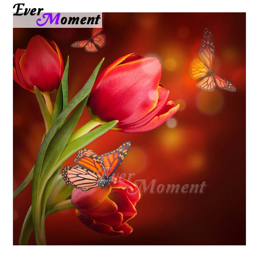 Ever Moment Diamond Painting Red Flower Butterfly Handmade Full Square 5D DIY Picture Of Rhinestone Diamond Embroidery ASF1575
Ever Moment Diamond Painting Red Flower Butterfly Handmade Full Square 5D DIY Picture Of Rhinestone Diamond Embroidery ASF1575