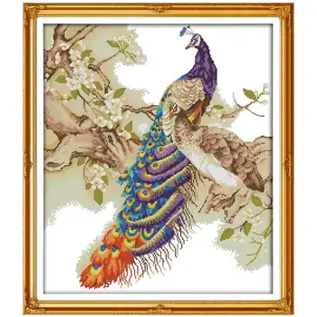 Peacock (2) Counted Cross Stitch 11CT 14CT Cross Stitch Set Wholesale Animals Cross-stitch Kit Embroidery Needlework
Peacock (2) Counted Cross Stitch 11CT 14CT Cross Stitch Set Wholesale Animals Cross-stitch Kit Embroidery Needlework