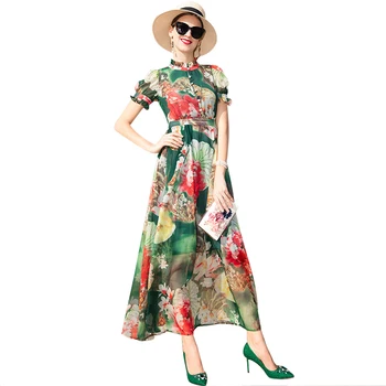 Bohemian Rayon Summer Long Dress Petal Sleeve Beach Style Dress Flowers Print Evening Clothing Ankle-Length DZ2137
Bohemian Rayon Summer Long Dress Petal Sleeve Beach Style Dress Flowers Print Evening Clothing Ankle-Length DZ2137