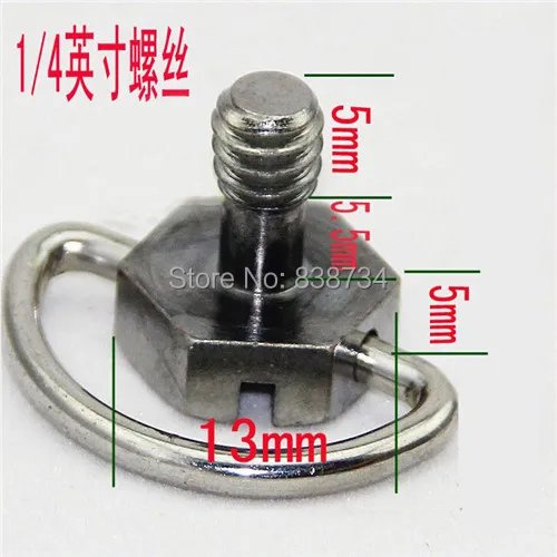 10pcs 1/4 "*5mm 304 stainless steel folding D Ring hex slotted flat head camera screw for camera tripod quick release plate
10pcs 1/4 "*5mm 304 stainless steel folding D Ring hex slotted flat head camera screw for camera tripod quick release plate