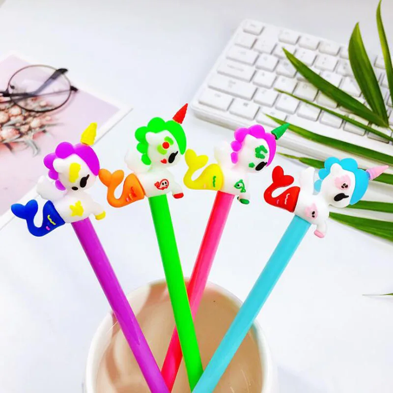 1pc Kawaii Unicorn Mermaid Gel Pen Cartoon Unicorn Student Creative Stationery Black Water Pen Office School Supplies Cute Pen
1pc Kawaii Unicorn Mermaid Gel Pen Cartoon Unicorn Student Creative Stationery Black Water Pen Office School Supplies Cute Pen