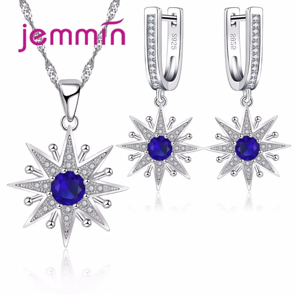 Jemmin Brand Woman Jewelry Sets With Sapphire Fine Sterling Silver 925 Statement Necklace Earrings Set For Party Accessories
Jemmin Brand Woman Jewelry Sets With Sapphire Fine Sterling Silver 925 Statement Necklace Earrings Set For Party Accessories