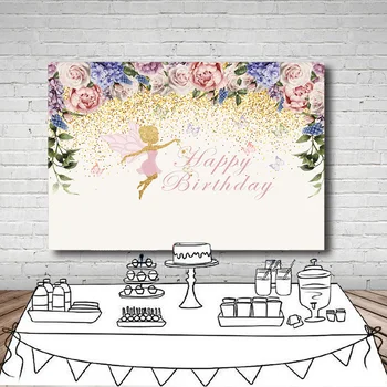 Pink Purple Flowers Photography Backdrop Custom Text Fairy Butterfly Girls Birthday Party Dessert table Background Photo Studio
Pink Purple Flowers Photography Backdrop Custom Text Fairy Butterfly Girls Birthday Party Dessert table Background Photo Studio