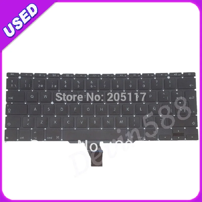 SP / SPANISH Layout Laptop keyboard For Macbook Air 11" A1370 2011 Year Version Laptop Model,Black Color
SP / SPANISH Layout Laptop keyboard For Macbook Air 11" A1370 2011 Year Version Laptop Model,Black Color