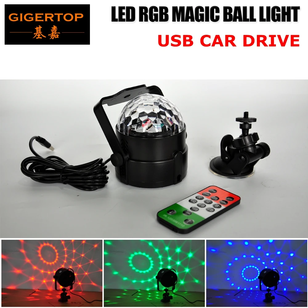 TIPTOP STAGE LIGHT 3X1W RGB USB Led Magic Ball Light Mini Disco/KTV Room Light Car Mounting Socket Multi Angle IRC Remote
TIPTOP STAGE LIGHT 3X1W RGB USB Led Magic Ball Light Mini Disco/KTV Room Light Car Mounting Socket Multi Angle IRC Remote