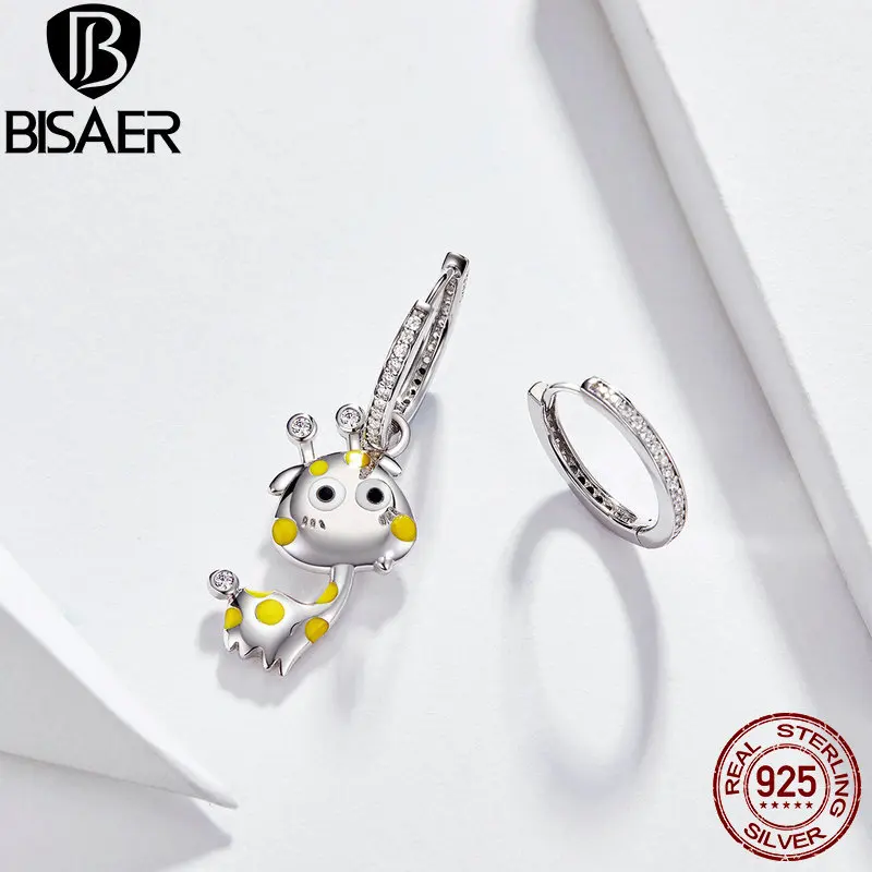 BISAER 925 Sterling Silver Giraffe Earrings for Women Animal Shape Stud Earrings Cubic Zircon Sterling Silver Jewelry EFE108
BISAER 925 Sterling Silver Giraffe Earrings for Women Animal Shape Stud Earrings Cubic Zircon Sterling Silver Jewelry EFE108