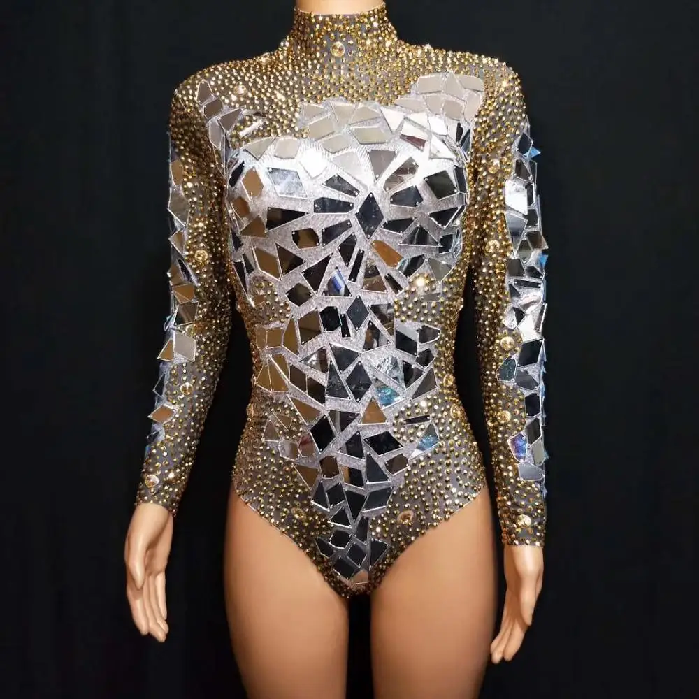 Women Jazz Dance Sexy Stretch Bodysuit Outfit Rhinestones Jumpsuit Evening Show One-Piece DJ Costume Danse Femme DJ508
Women Jazz Dance Sexy Stretch Bodysuit Outfit Rhinestones Jumpsuit Evening Show One-Piece DJ Costume Danse Femme DJ508