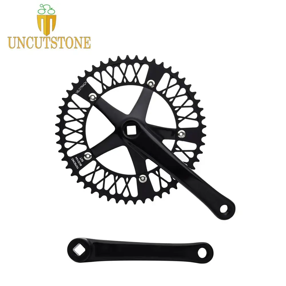 Fixed Gear Bike Crankset CNC chainwheel 52T Track bike Sprocket Cranks 144BCD Single Speed road Bicycle Crank set
Fixed Gear Bike Crankset CNC chainwheel 52T Track bike Sprocket Cranks 144BCD Single Speed road Bicycle Crank set