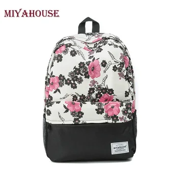 Miyahouse Women Backpacks For Teenage Girls Floral Printed School Bags Travel Leisure Laptop Backpack Female Canvas Backpacks
Miyahouse Women Backpacks For Teenage Girls Floral Printed School Bags Travel Leisure Laptop Backpack Female Canvas Backpacks