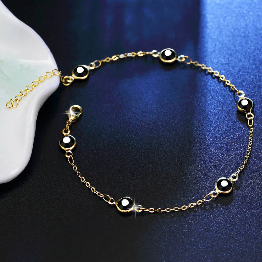 Small Black Crystal Bead Anklets for Women Gold color Extended Link Chain foot Jewelry Gift For Girls DropShipping
Small Black Crystal Bead Anklets for Women Gold color Extended Link Chain foot Jewelry Gift For Girls DropShipping
