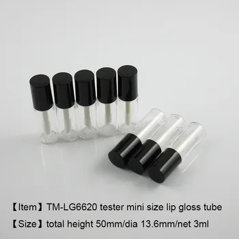 500pcs/lot mini size black cap round 3.0ml lip gloss bottle tester lipgloss tube cosmetic packaging
500pcs/lot mini size black cap round 3.0ml lip gloss bottle tester lipgloss tube cosmetic packaging