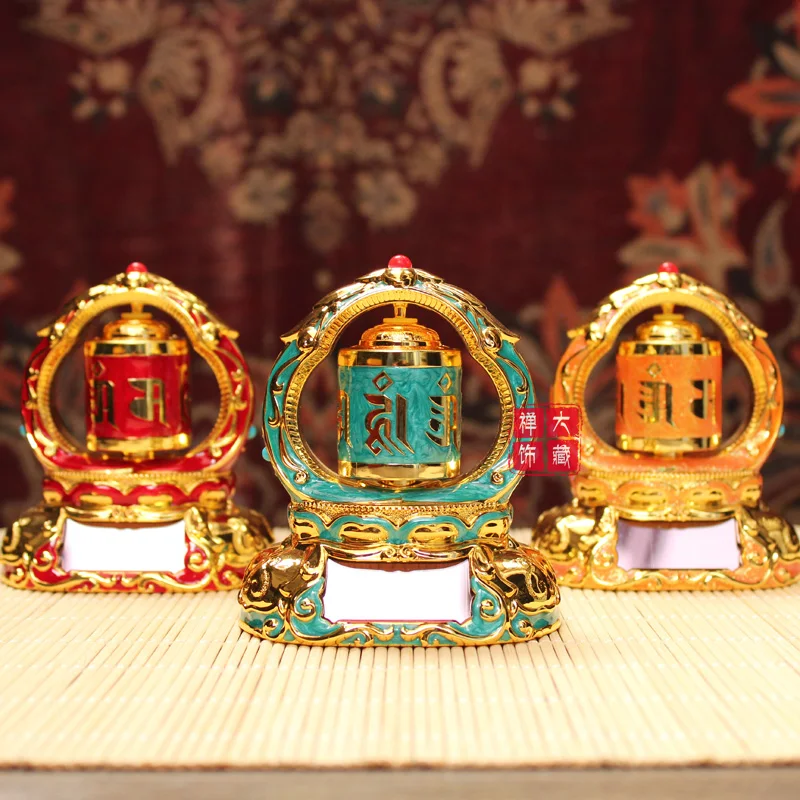 Precision Work Buddhist Open The Light New Auspicious Luck Colored Drawing Om Mani Padme Hum Vehicle-mounted Prayer Wheel
Precision Work Buddhist Open The Light New Auspicious Luck Colored Drawing Om Mani Padme Hum Vehicle-mounted Prayer Wheel
