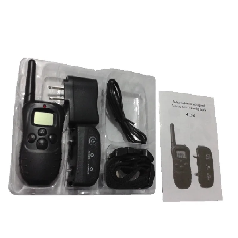 WODONDOG Pet Products 198-1 300M 100 LV Remote Electric Dog Training Shock Collar Vibration rechargeable electric lcd For 1 Dogs WODONDOG Pet Products 198-1 300M 100 LV Remote Electric Dog Training Shock Collar Vibration rechargeable electric lcd For 1 Dogs