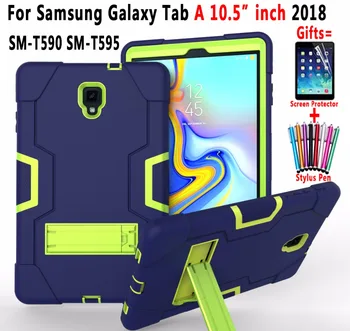 Double Color Silicon + PC Combo Stand Holder Kids Safe Cover for Samsung Galaxy Tab A A2 10.5 2018 Case T590 T595 SM-T590
Double Color Silicon + PC Combo Stand Holder Kids Safe Cover for Samsung Galaxy Tab A A2 10.5 2018 Case T590 T595 SM-T590