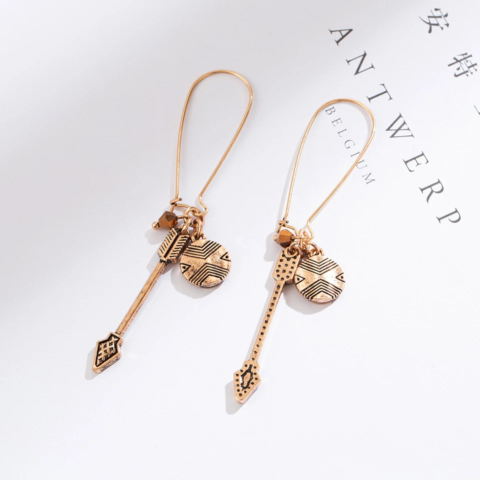 Golden Silver Arrow Dangle Drop Earrings for Women Female 2018 Wedding Engagement Party Earrings Hanging Jewelry Accessories
Golden Silver Arrow Dangle Drop Earrings for Women Female 2018 Wedding Engagement Party Earrings Hanging Jewelry Accessories