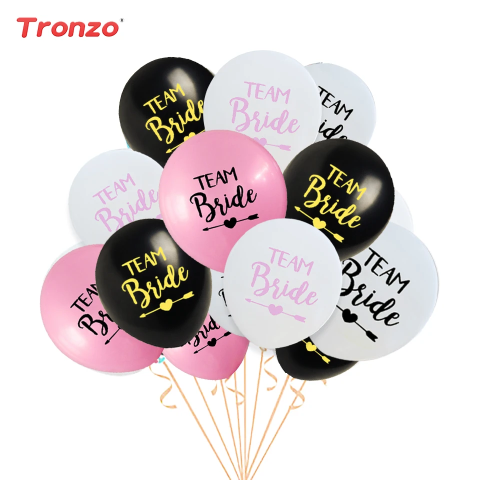 Tronzo Hen Party Balloons 10/12inch Pink Latex Team Bride Balloon Wedding Decoration Bachelorette Event Bridal Shower Baloons
Tronzo Hen Party Balloons 10/12inch Pink Latex Team Bride Balloon Wedding Decoration Bachelorette Event Bridal Shower Baloons