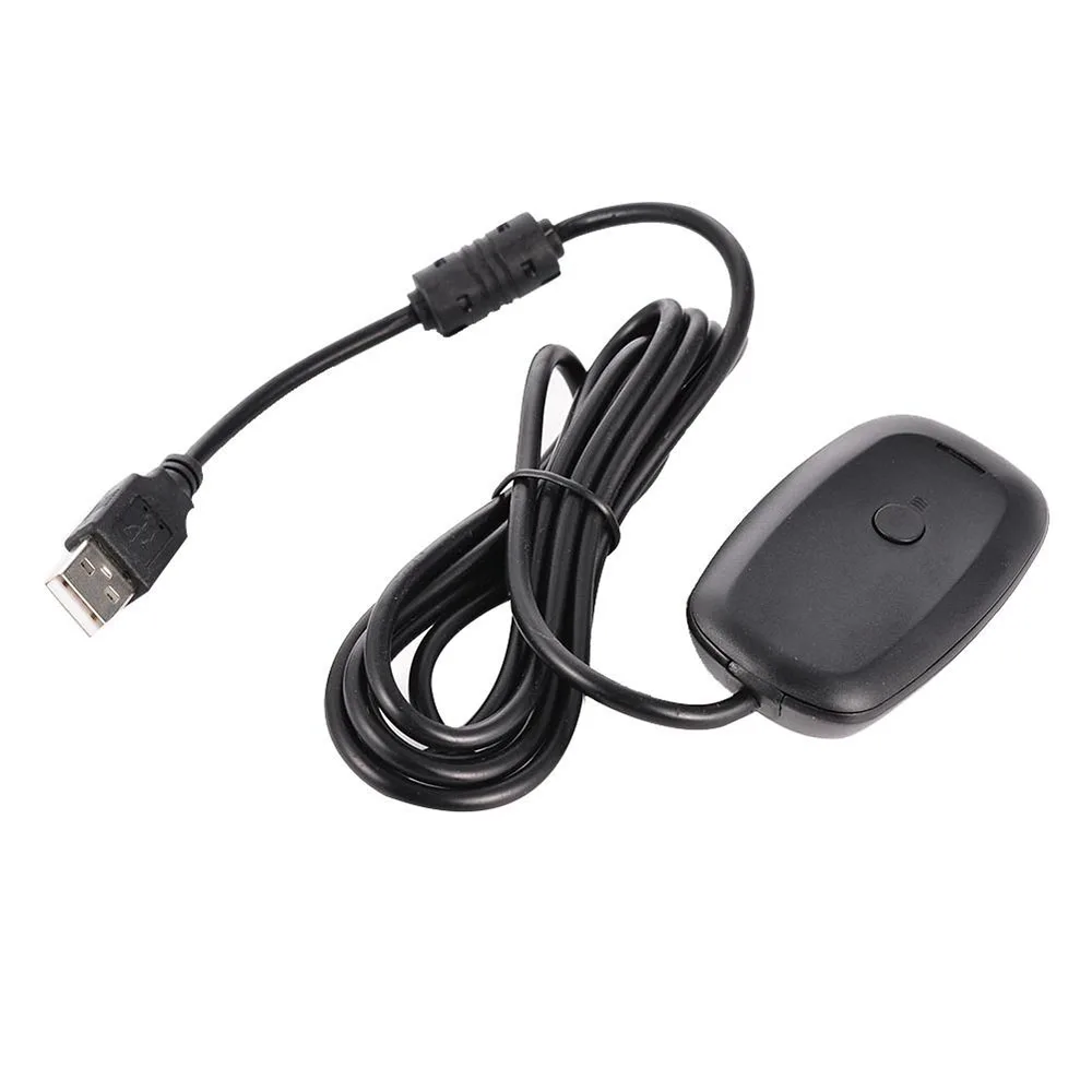 Overseas-Black-PC-USB-Gaming-Receiver-Wireless-Controller-For-Microsoft-Xbox-360-Console-gamepad-adapter-accessories