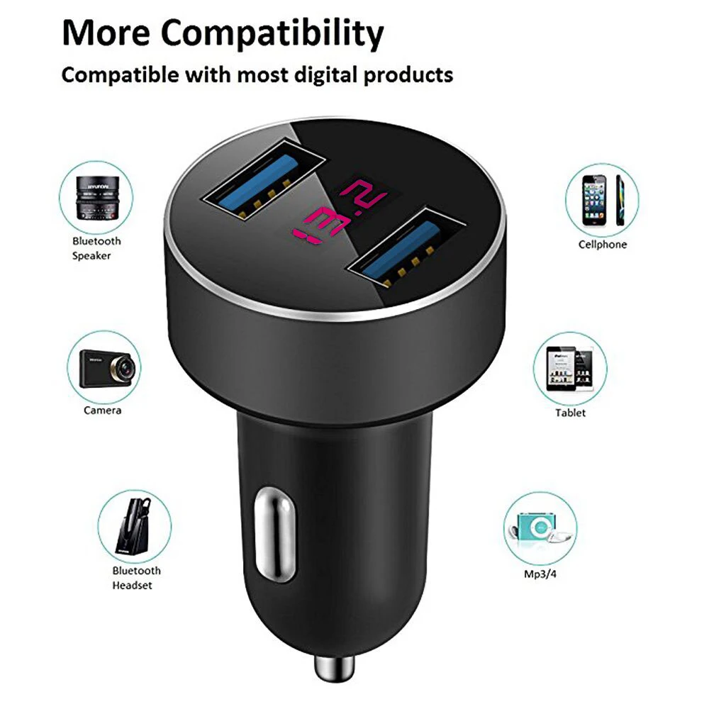 1PC 3.1A Dual USB Charger Socket USB Car Power Outlet 12V Car Splitter Cigarette Lighter Adapter Automobile Accessories
1PC 3.1A Dual USB Charger Socket USB Car Power Outlet 12V Car Splitter Cigarette Lighter Adapter Automobile Accessories