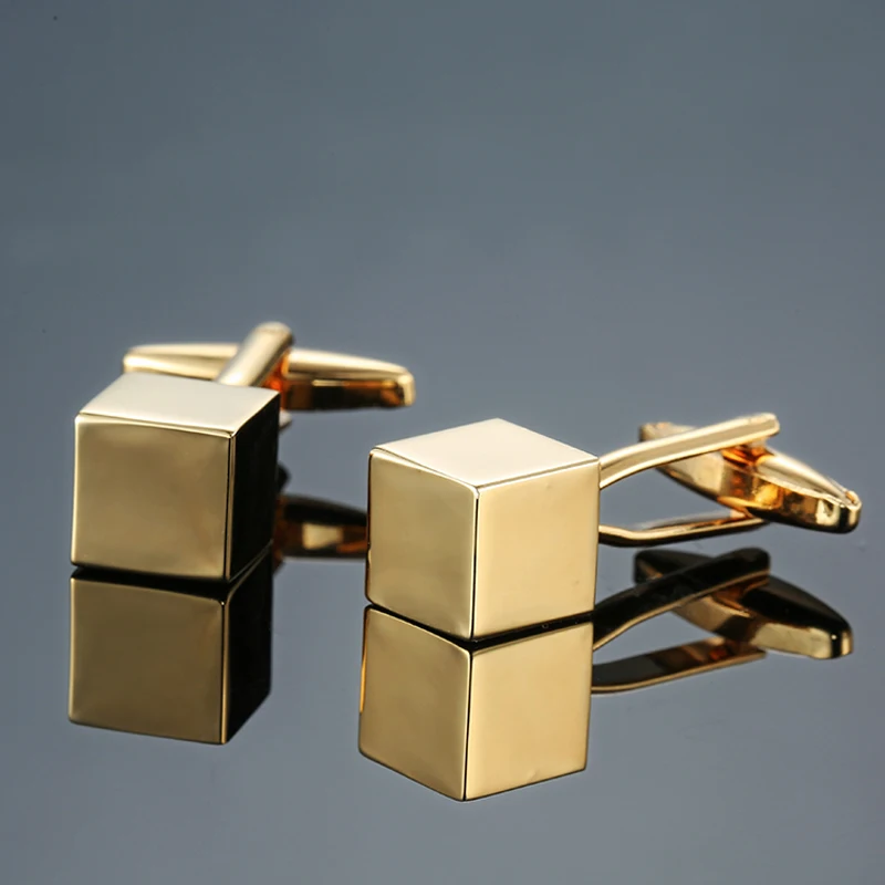 DY The new high quality cubic smooth gold Cufflinks fashion Men's French shirt Cufflink free shipping
DY The new high quality cubic smooth gold Cufflinks fashion Men's French shirt Cufflink free shipping