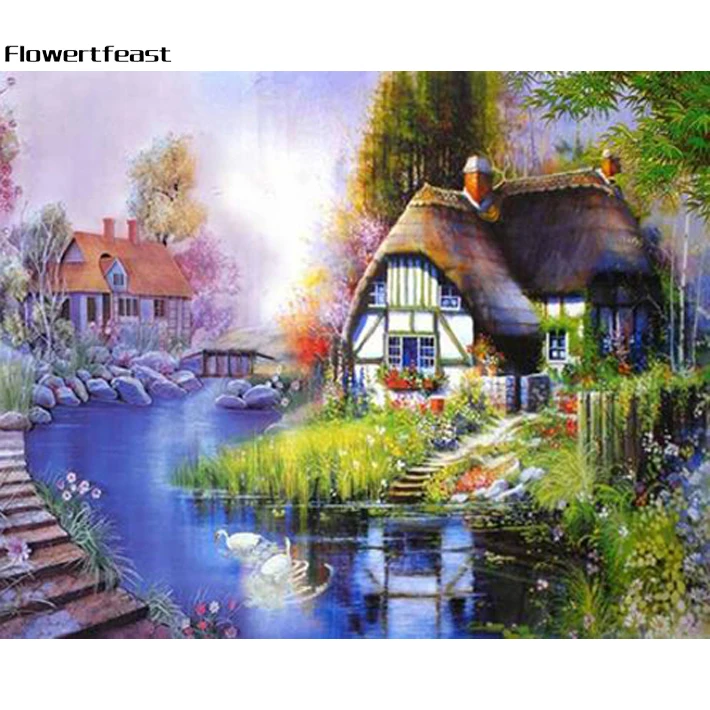 5D Diamond Painting Kits village Full Drill Round Diamond Embroidery Picture Rhinestone Diamond Mosaic Cartoon Home Decor
5D Diamond Painting Kits village Full Drill Round Diamond Embroidery Picture Rhinestone Diamond Mosaic Cartoon Home Decor