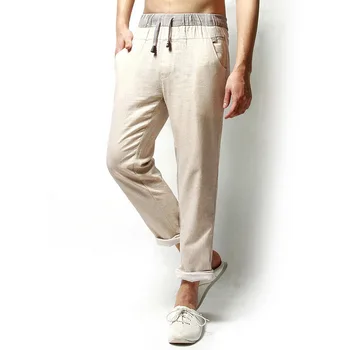 2019 male leisure linen trousers With comfortable loose thin linen trousers in summer
2019 male leisure linen trousers With comfortable loose thin linen trousers in summer