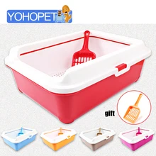 High end Cat Toilet Closed Prevent sand throwing WC Cat Toilet Cats Litter Box Safe and
