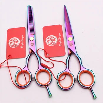 5.5in. 16cm Japan Multi-Color Purple Dragon Cutting Shears Thinning Scissors Salon Styling Tool Professional Hair Scissors Z1004
5.5in. 16cm Japan Multi-Color Purple Dragon Cutting Shears Thinning Scissors Salon Styling Tool Professional Hair Scissors Z1004