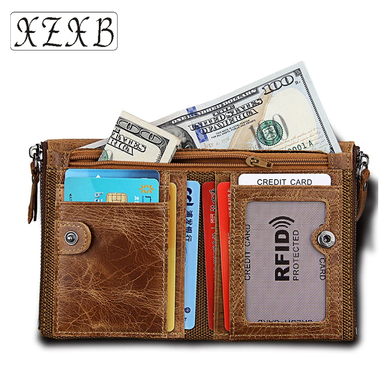 Hot Sell Retro Genuine Horse Cowhide Leather Men Women Wallet Short Coin Purse Double Zipper Card Holder Business Money Bag
Hot Sell Retro Genuine Horse Cowhide Leather Men Women Wallet Short Coin Purse Double Zipper Card Holder Business Money Bag
