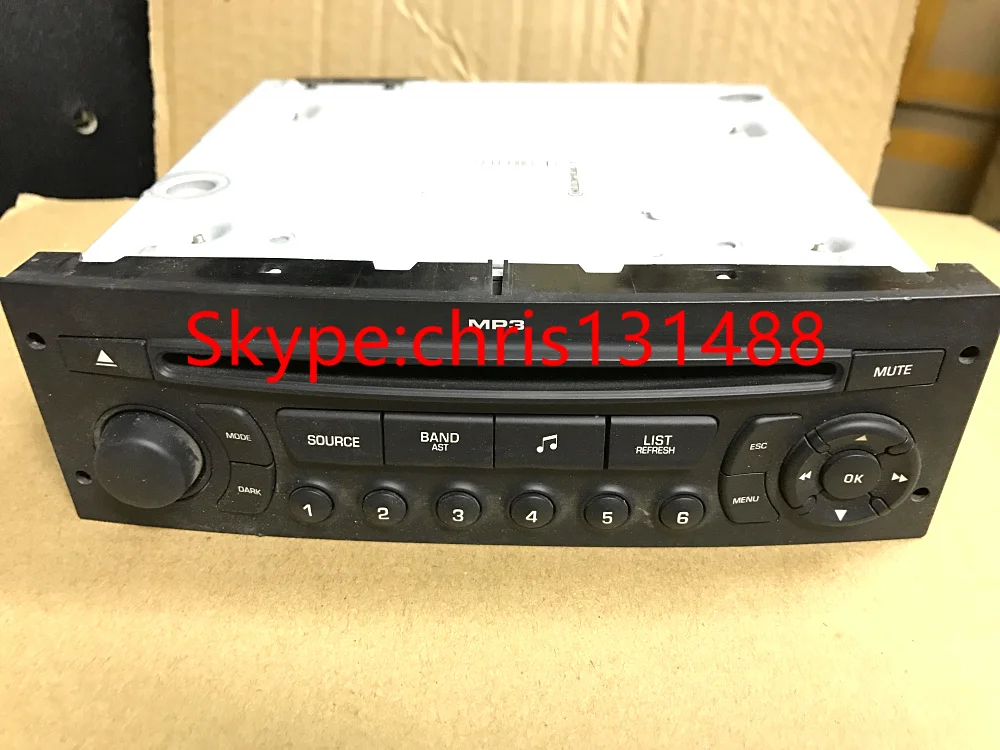 

Free EMS/DHL GENUINE RD45 Car Radio with CD USB for Peugeot 207 206 307 308 807 Citroen C2 C3 C4 C5 C8 (set VIN code by yourself