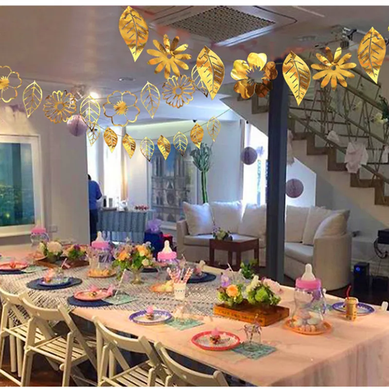 8 Pcs Gold&Silver Big Size Hollowed-out Flower Leaf Wall Poster Decals Hang Decoration Wedding Birthday Party Holiday Decoration
8 Pcs Gold&Silver Big Size Hollowed-out Flower Leaf Wall Poster Decals Hang Decoration Wedding Birthday Party Holiday Decoration