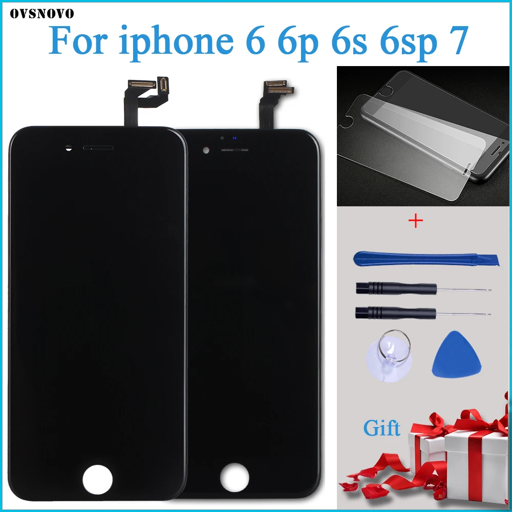 AAA+++ Quality 100% Good Working LCD Touch Screen Glass Digitizer Display Assembly For iPhone 6 6S 7 Plus Free Shipping +Gifts
AAA+++ Quality 100% Good Working LCD Touch Screen Glass Digitizer Display Assembly For iPhone 6 6S 7 Plus Free Shipping +Gifts