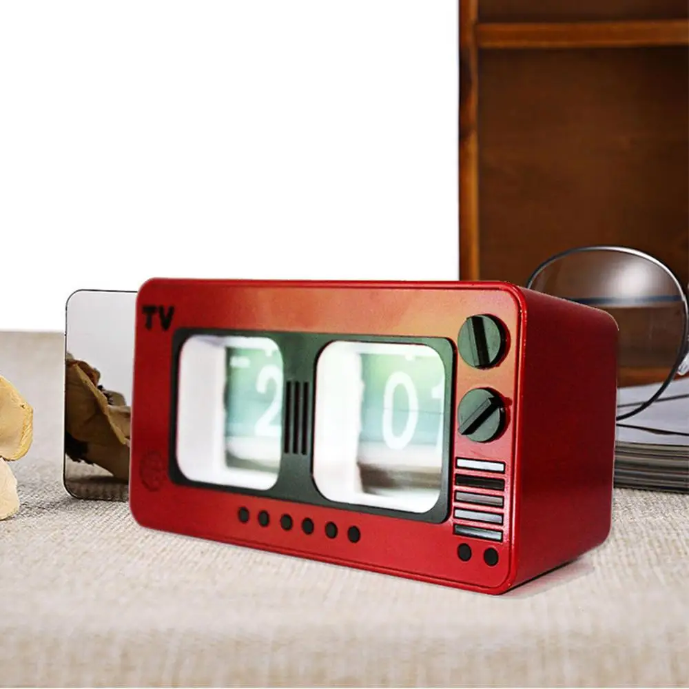 Retro Nostalgic TV Flip Clocks Stylish Creative Home And Office Desk Clocks Automatic Flip Clocks Red Table Clocks
Retro Nostalgic TV Flip Clocks Stylish Creative Home And Office Desk Clocks Automatic Flip Clocks Red Table Clocks
