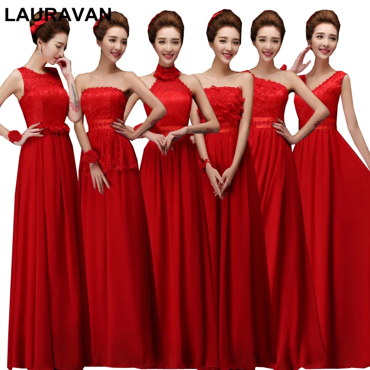 long modest red color formal chiffon lace foral peplum women girls bridesmaid wrap bridemaide party dress elegant 2019
long modest red color formal chiffon lace foral peplum women girls bridesmaid wrap bridemaide party dress elegant 2019