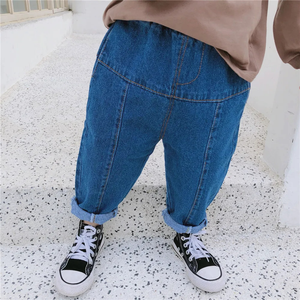2019 Spring New Arrival Korean style cotton pure color all-match fashion loose jeans pants for cute sweet baby girls and boys
2019 Spring New Arrival Korean style cotton pure color all-match fashion loose jeans pants for cute sweet baby girls and boys
