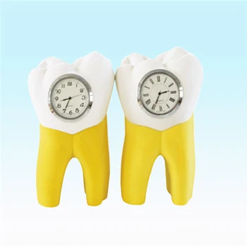 

Dental Tooth Clock resin handicraft Dentist Gift Resin Crafts Dental clinic decoration furnishing articles Creative Artwork