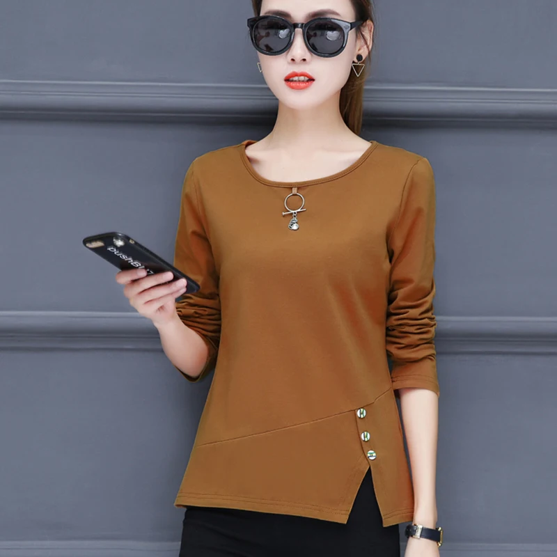 Shintimes Sequined T Shirt Women Long Sleeve Tshirt Female Vogue T-Shirt Vetement Femme 2020 Split Cotton Slim Womens Clothing
Shintimes Sequined T Shirt Women Long Sleeve Tshirt Female Vogue T-Shirt Vetement Femme 2020 Split Cotton Slim Womens Clothing