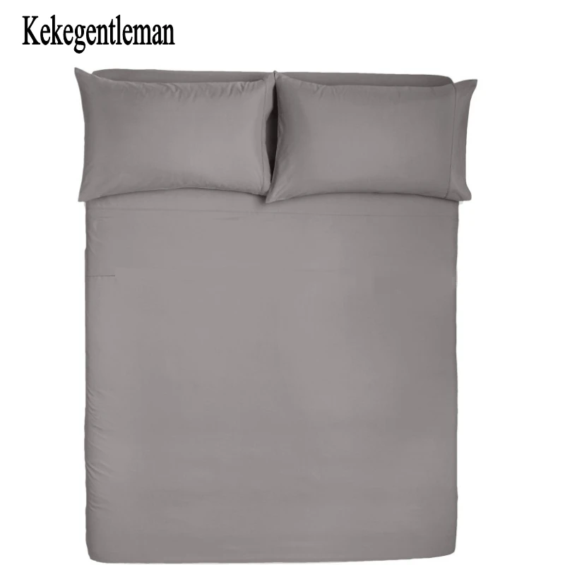 Kekegentleman 3 Pieces Polyester Solid Color Bed Sheet Set Elastic Fitted Sheet Pillow Case Metress Protector Deep Pocket
Kekegentleman 3 Pieces Polyester Solid Color Bed Sheet Set Elastic Fitted Sheet Pillow Case Metress Protector Deep Pocket