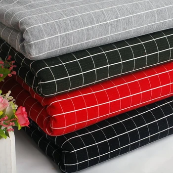 Cotton knitted terry cloth dress sweater T-shirt plaid cloth DIY
Cotton knitted terry cloth dress sweater T-shirt plaid cloth DIY