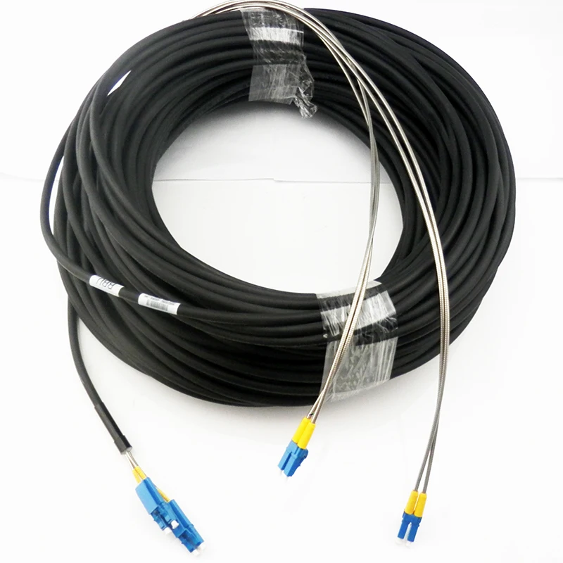 100M LC UPC 4 core base station optical fiber cable 4Core Field Fiber cable FTTA fiber to Tara far Fiber optic patch cord cable 
100M LC UPC 4 core base station optical fiber cable 4Core Field Fiber cable FTTA fiber to Tara far Fiber optic patch cord cable