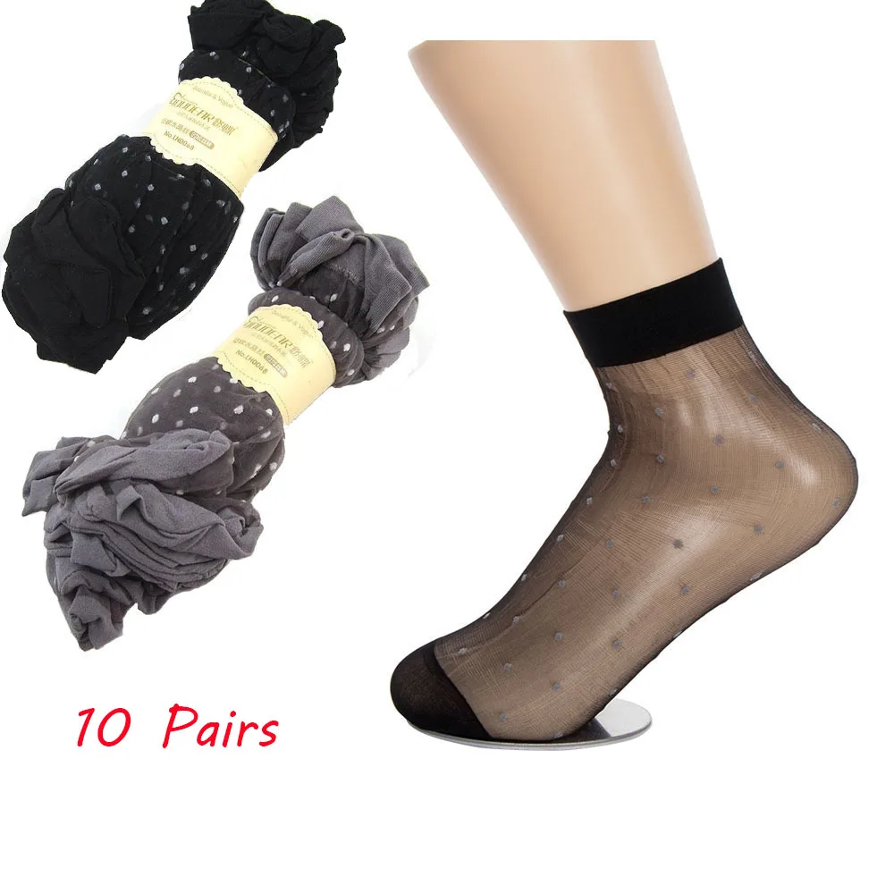 10 Pair/lot Skin Color Dot Transparent Thin Women Crystal Silk Socks Nylon Fashion Ladies Summer Short Ankle Silk Socks
10 Pair/lot Skin Color Dot Transparent Thin Women Crystal Silk Socks Nylon Fashion Ladies Summer Short Ankle Silk Socks