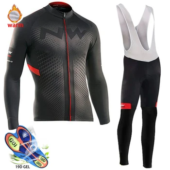 2019 Pro Team Winter Thermal Fleece Cycling Clothes Men Long Sleeve Jersey Suit Outdoor Riding Bike MTB Clothing Bib Pants Set
2019 Pro Team Winter Thermal Fleece Cycling Clothes Men Long Sleeve Jersey Suit Outdoor Riding Bike MTB Clothing Bib Pants Set