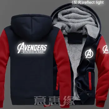 New Winter Jackets Coats Avengers 4 Endgame hoodie Captain America Realm Suit Hooded Thick Zipper reflect light Men Sweatshirts
New Winter Jackets Coats Avengers 4 Endgame hoodie Captain America Realm Suit Hooded Thick Zipper reflect light Men Sweatshirts