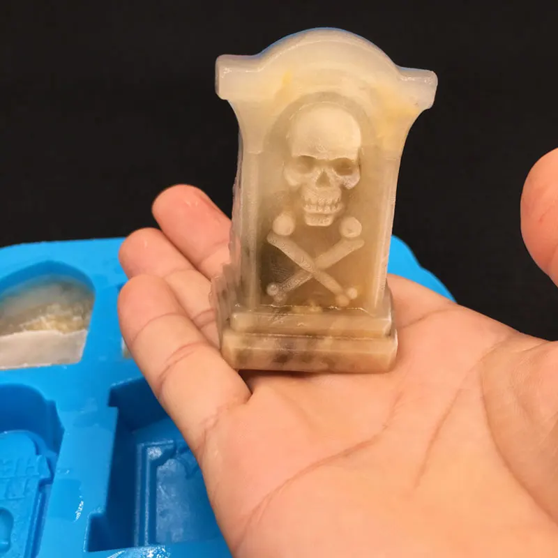 Halloween Tombstone Silicone Ice Cube Chocolate Mold Cocktails Whisky Ice Mould Tray Makers Bar Party Cocktail
Halloween Tombstone Silicone Ice Cube Chocolate Mold Cocktails Whisky Ice Mould Tray Makers Bar Party Cocktail